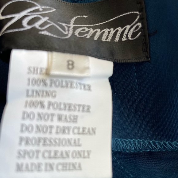 BNWT La Femme beaded gown - Picture 9 of 9